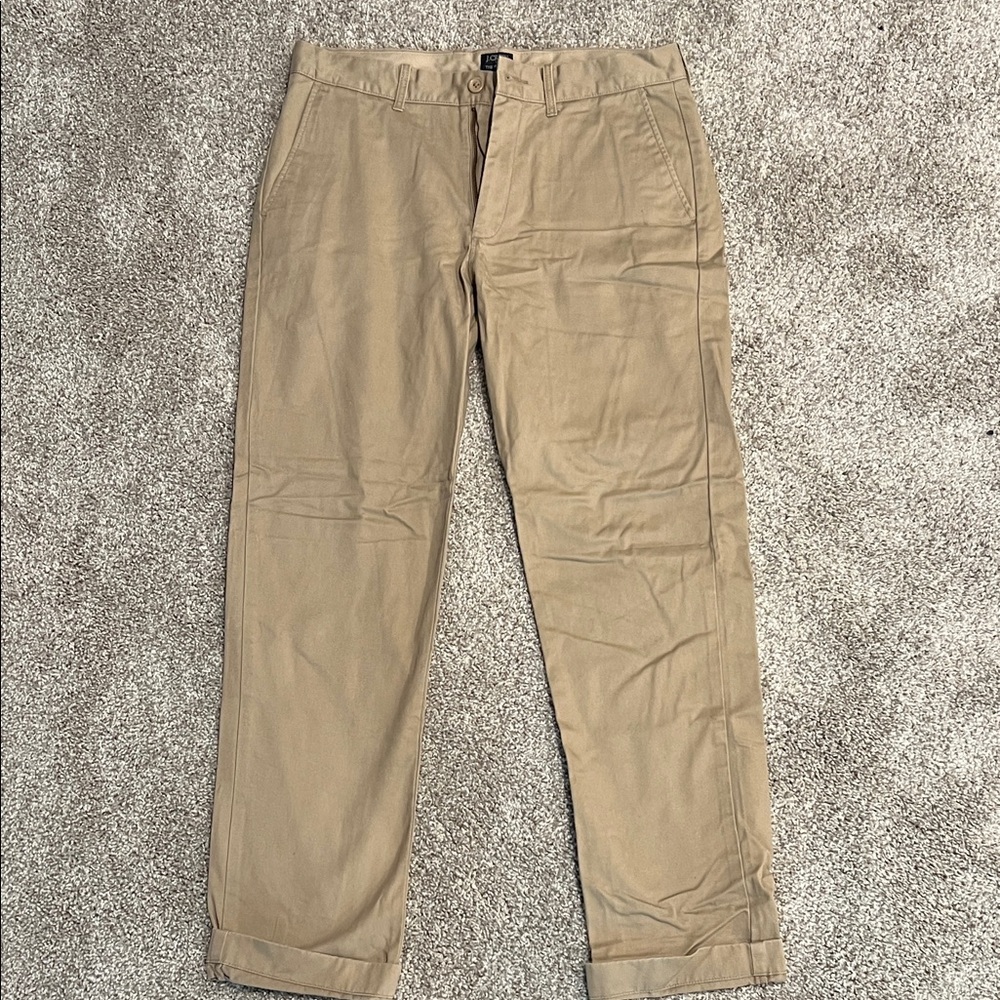 J. Crew Men's Khaki Chino Pants